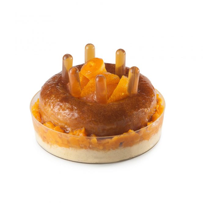 Savarin au rhum et fruits frais