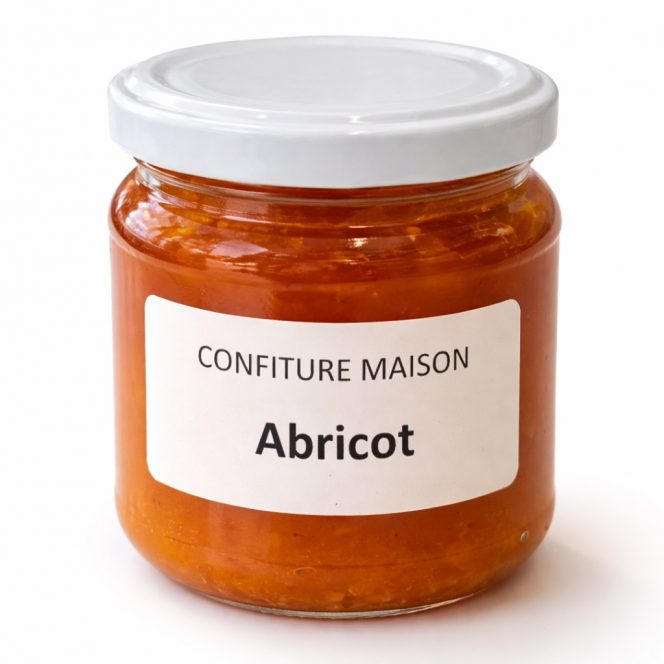 Confiture maison abricot