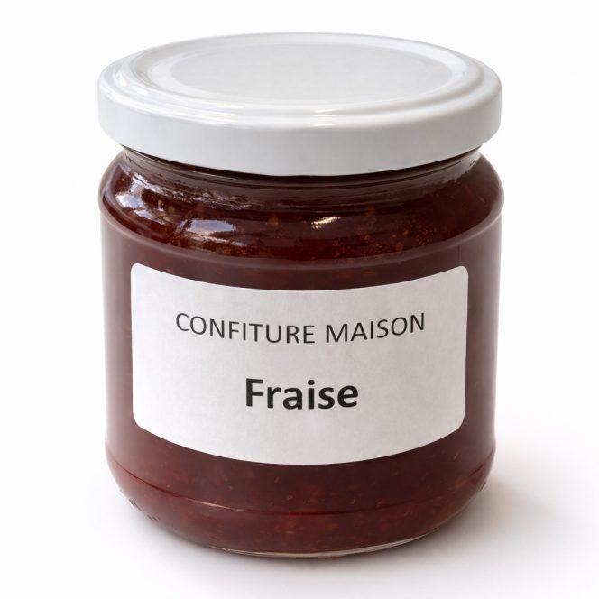 Confiture maison fraise
