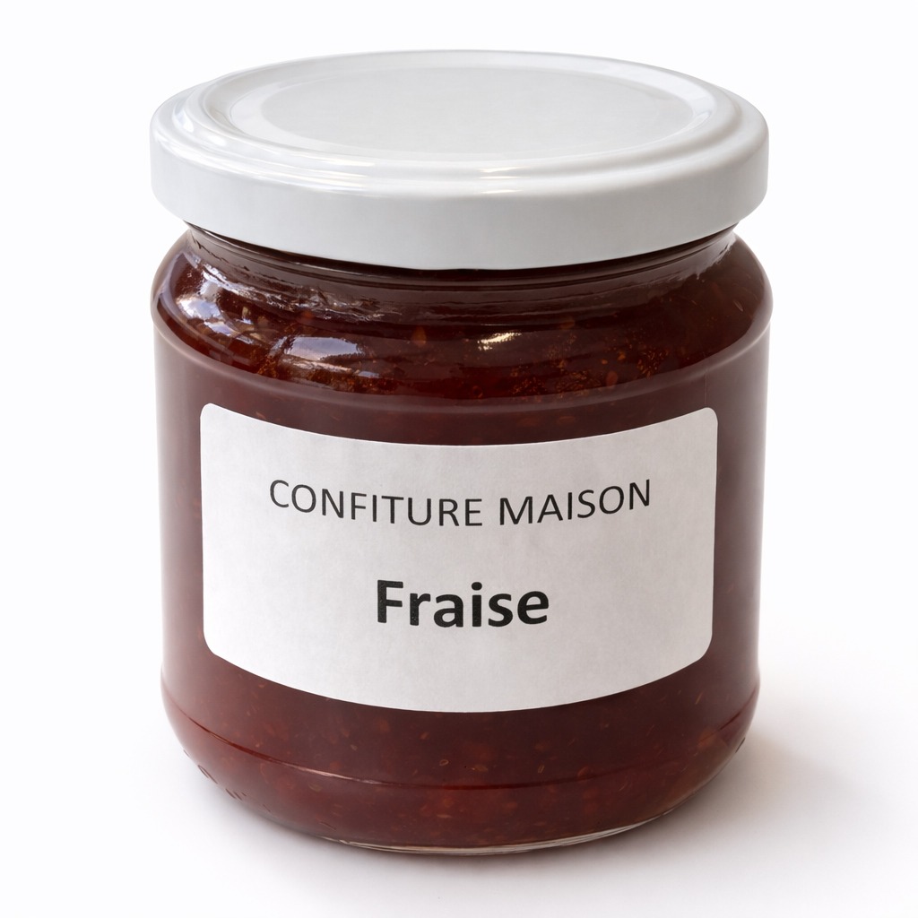 Confiture maison fraise
