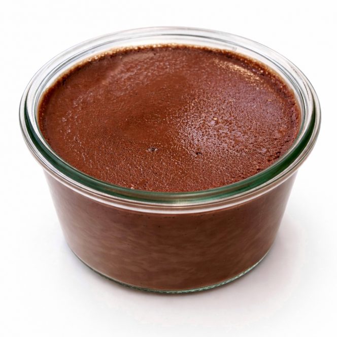 Pot de crème au chocolat Valrhona