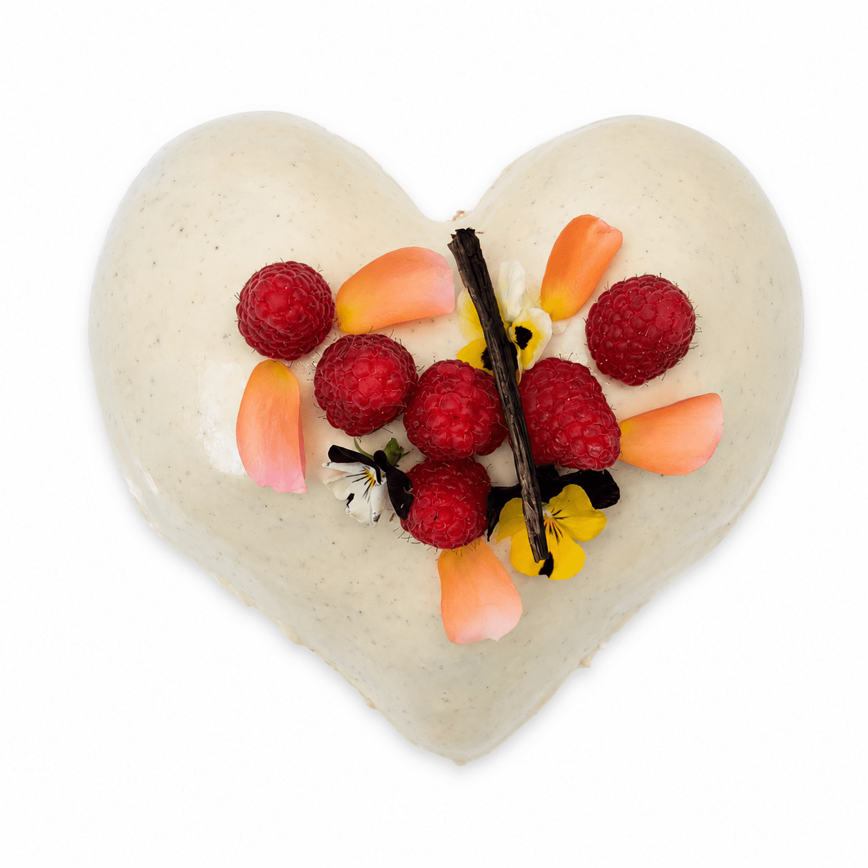 Coeur vanille Fête des Mères