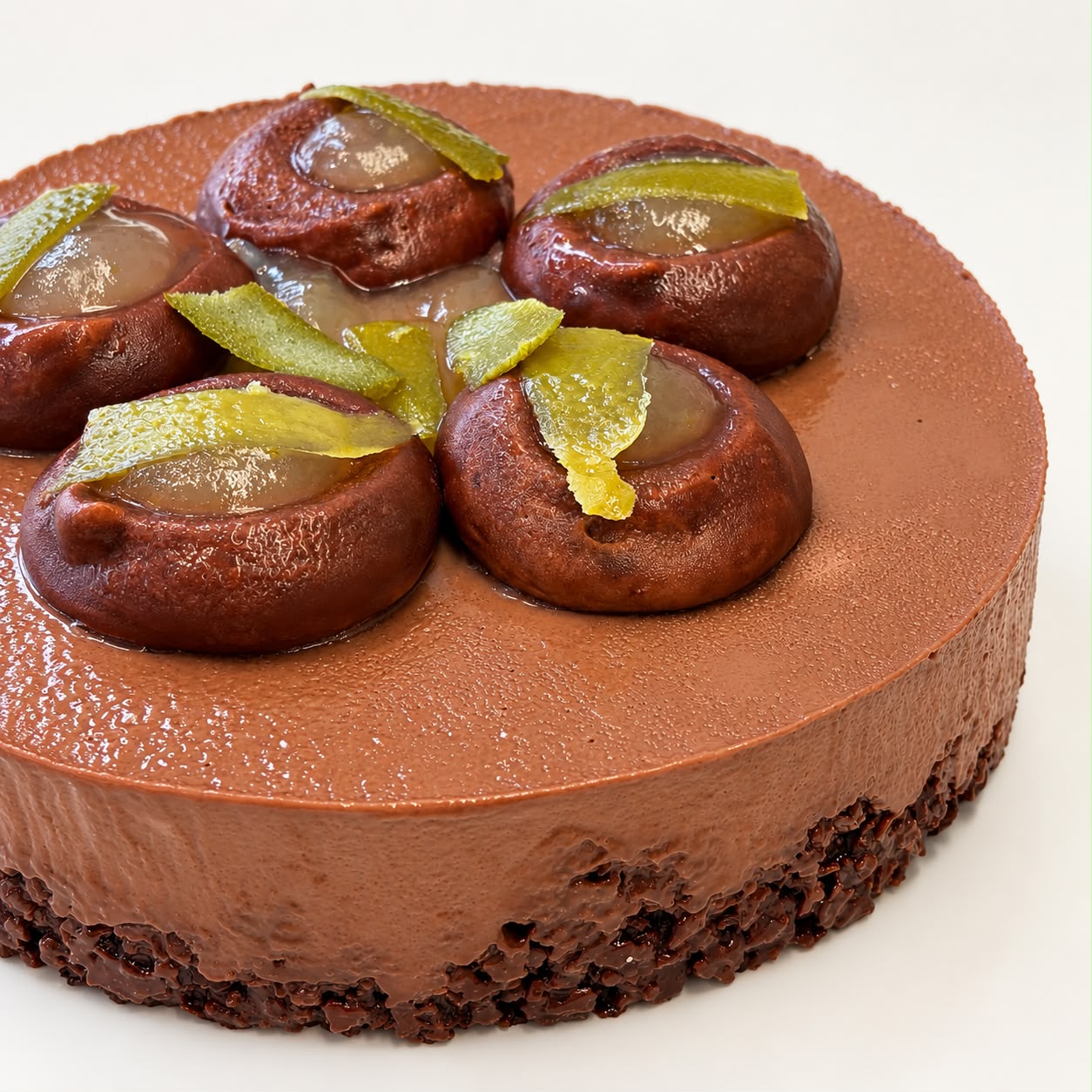 GÂTEAU AU CHOCOLAT CITRON VERT